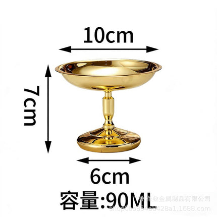 304 Stainless Steel Ice Cream Cup Entry Luxury INS Goblet Pudding Dessert Cup Cocktail Cup Smoothie Bowl Ice Cream Cup