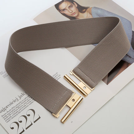 Matching Dress Fashion Women's Wide Waist Seal Elastic Belt All-match Women's Wide Belt Decoration Wholesale