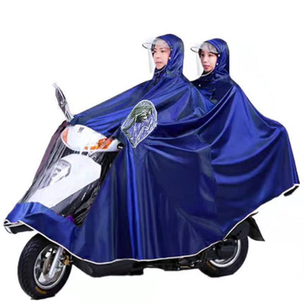 Raincoat Electric Battery Motorcycle Men's and Women's Thickened Double Super Large Long Full Body Rainstorm Protection Poncho Foot Covering