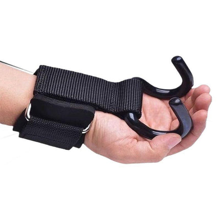 Booster Hook Pull-up Auxiliary Gloves with Horizontal Bar Fitness Men's Hard Pull Grip Strength Wrist Bracer Hanging Horizontal Bar Hanging Waist
