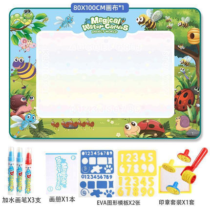 Cross-border Magic Water Painting Cloth Toy Clear Water Painting Sketchpad Magic Color Graffiti Blanket Water Painting Children's Toy