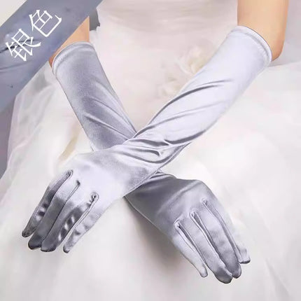 Long Sun Protection Gloves for Women in Summer Driving Uv Thin Breathable Non-Slip Touch Screen Outdoor Sunshade Ice Sleeves