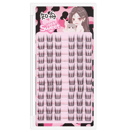Eyelash Family Lazy Trilogy Series Cat Ear Sun Flower False Eyelash Single Cluster Mixed Style One-stop Purchase