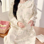 7714 flower green [with chest pad] / L