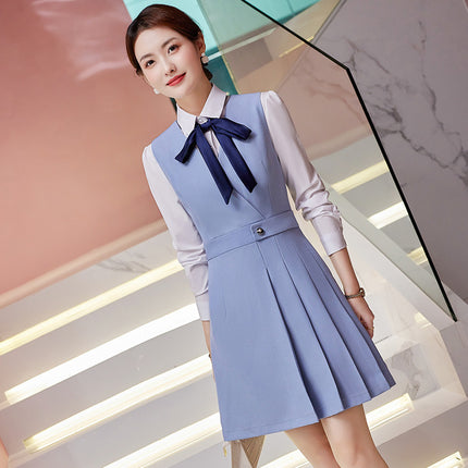 Kindergarten Teachers Garden Clothes Work Clothes Autumn and Winter New Kindergarten Teachers Vocational Middle School Students College Style suit Female dress