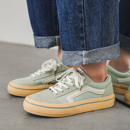 Autumn 2024 New Canvas Shoes Men's Sports Casual Board Shoes Simple All-match Men's Shoes Trendy Shoes Vulcanized Shoes