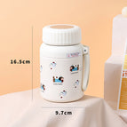 Cup comes with tea separator / 700ml [water bottle puppy] dazzling green handle