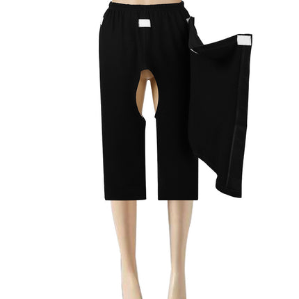 Bedridden Leg Fracture Adult Incontinence Care Open Crotch Pants Summer Autumn and Winter Cotton Men and Women's Bed Easy-to-Wear and Unisex Maternity Pants