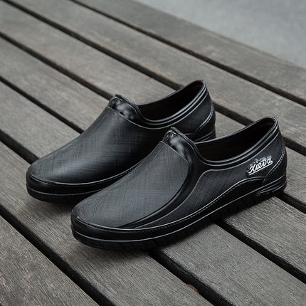 New Spring and Autumn Rain Shoes Women's Waterproof Shoes Four Seasons Low-top Lightweight Work Non-slip Soft Bottom Rubber Shoes Short Tube Export Foreign Trade