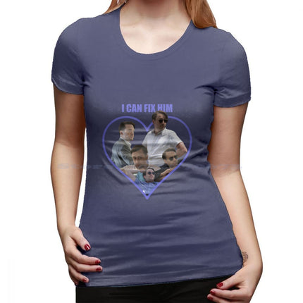 Roman Roy-I Can Fix Him Ii Cotton Hoodie t Shirt Roman Roy