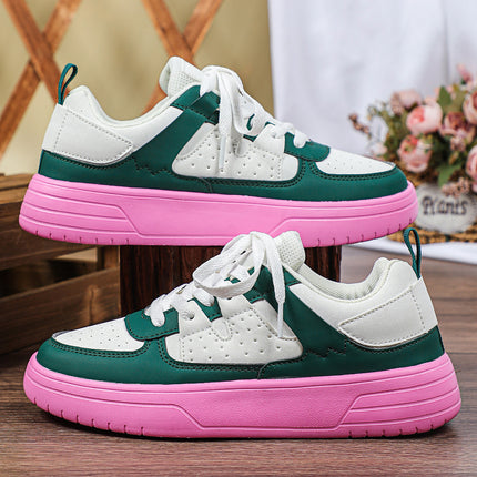 Korean-style Trendy Thick-soled Skate Shoes for Couple Casual sneaker Fashion All-match Outdoor Fashionable Soft-soled Comfortable School Shoes