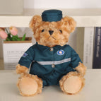 25cm [ready stock high quality] / Medical first aid bear [blue and green clothes]