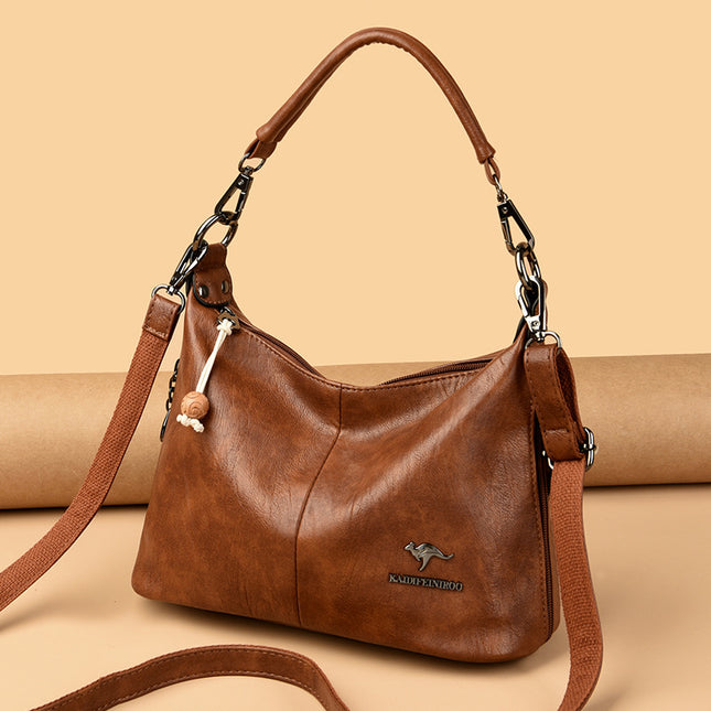Bag Women's Bag New 2025 Guofeng New Middle-aged Mother Bag Crossbody Bag Women's Shoulder Bag Women's One Piece Hair