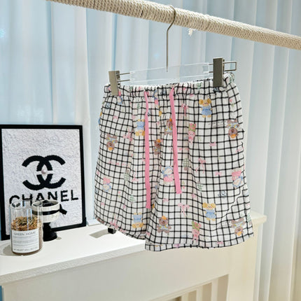 Very Easy to Wear! ! Cotton Loose Pajamas for Girls, Double-Layer Gauze Home Pants, Summer Shorts, Soft Walking Shorts