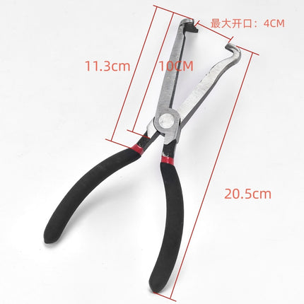Red and black elbow 60 degree power-off pliers bolt pliers multi-purpose pliers car oil pipe separation harness pliers cross-border pliers