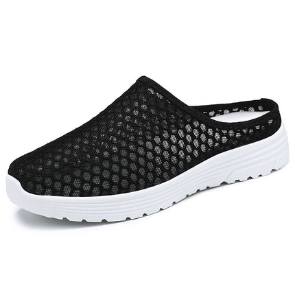 Women's Summer Slippers, Cross-Border Large Size Breathable Mesh Shoes, Soft-Soled Slip-On Casual Shoes, Factory Direct Delivery