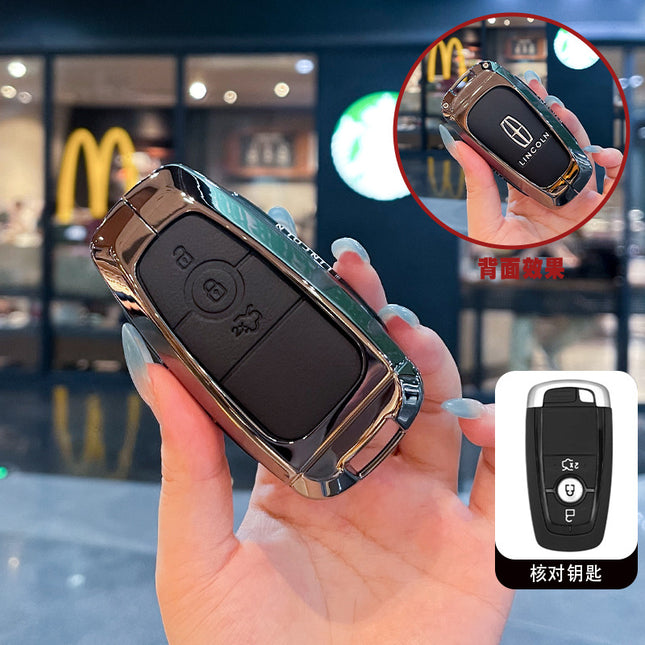 Suitable for Lincoln Adventurer Key Cover 24 Lincoln Z Navigator Aviator Mkz/Mkc Special Car Buckle Shell