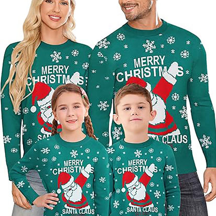 Cross-Border European and American Clothing Autumn and Winter Women's Sweaters Casual Family Clothing Christmas Sweaters Christmas Sweater