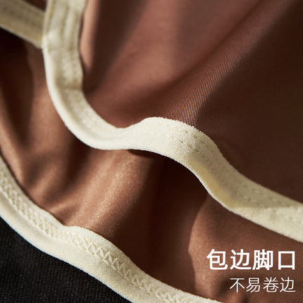 Ice Silk Underwear Men's Arrow Pants 10A Antibacterial Silk Boxer Shorts Summer Breathable Cool Seamless Boxer Briefs