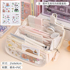 Waterproof three-dimensional bag-cream white comes with a sticker