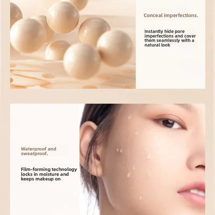NEW Cream Muscle Light Yarn Foundation Concealer Strong Long-lasting No Makeup Control Oil No Powder Dry Skin Face Foundation