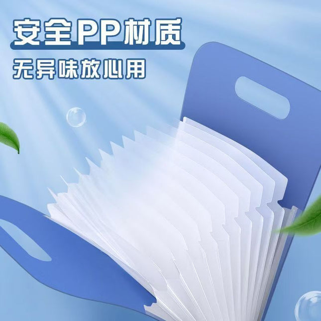 A4 Satchel Folder Test Paper Storage Bag Student Multi-Layer Large-Capacity Accordion Bag High-Value Paper Storage Bag