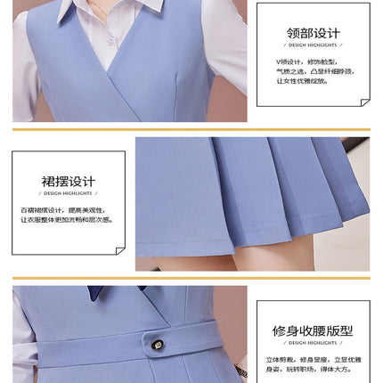 Kindergarten Teachers Garden Clothes Work Clothes Autumn and Winter New Kindergarten Teachers Vocational Middle School Students College Style suit Female dress