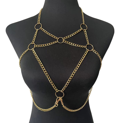 Bamboo such as clothing cross-border jewelry explosions supply sexy hollow chest chain nightclub hot girl body chain DL0005