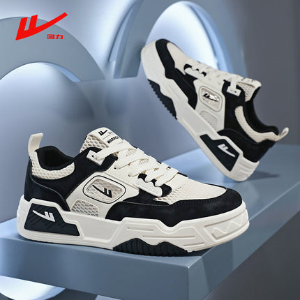 Huili Men's Board Shoes Summer Breathable Mesh Couple White Shoes Red Hollow Single Mesh Sports Casual Shoes 2025