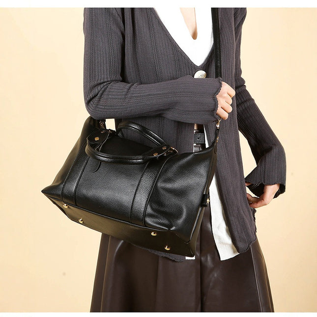2025 Women's Bag Large Capacity Commuter Handbag New Women's Bag Versatile Pure Color Soft Surface Pillow Bag Women's Crossbody Bag