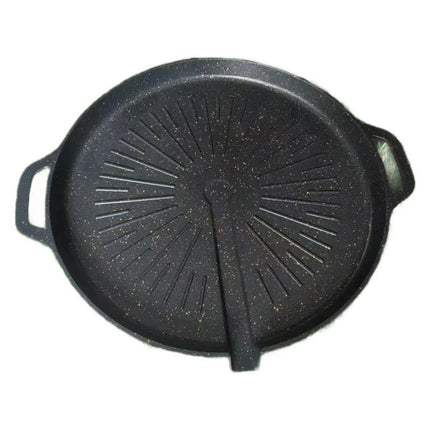Green Plate Korean-style Maifan Stone Baking Plate Household Gas Cardboard Oven Baking Plate Non-stick Barbecue Plate Outdoor Barbecue Plate