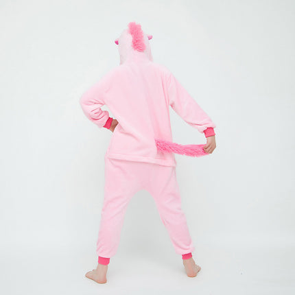 Mixed batch autumn and winter flannel adult cartoon conjoined animal pajamas orchid history home clothes toilet thickened wholesale