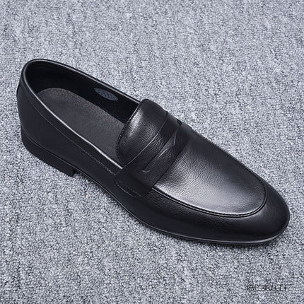 Tiktok Hot-Selling Summer Breathable Hollow Leather Shoes for Men, Fashionable Versatile Soft-Soled Loafers, Business Casual Leather Shoes