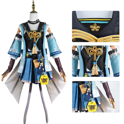 Beishui Trading Original God Rice Wife New Character Qi Liangliang cosplay Costume Grass Sagittarius Qi Liangliang cos Costume