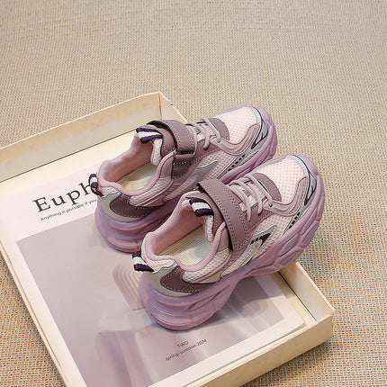 Girls' Sneakers 2026 New Spring and Autumn Children's Shoes Mesh Breathable Dad Shoes Summer Style Boys' Mesh Shoes