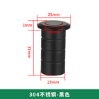 Black 13mm hole (304 stainless steel) 1 piece