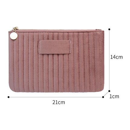 Amazon's Popular Cosmetic Bag, Velvet Velvet Large-Capacity Cosmetic Storage Bag, Travel Portable Bag, Can Be Customized