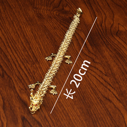 Alloy 3D Three-dimensional Activity Dragon Home Office Desktop Antique Dragon Jewelry Chinese Dragon Handle Metal Crafts