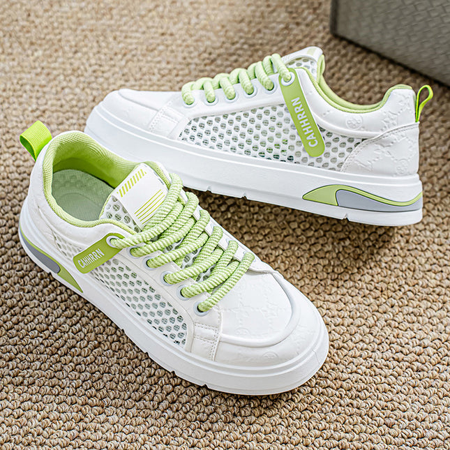 Men's Shoes 2026 New Style Breathable Fashion Simple Personality Sports Casual Versatile Flat Lightweight Sports Sneakers
