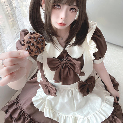 Exported to Japan Lolita Dress Lolita Lolita Dress Maid Uniform Soft Girl Cafe Maid Uniform