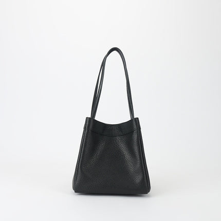 Factory wholesale New Korean version of leather small square bag Joker sheepskin bucket bag niche fashion underarm portable women's bag