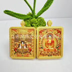 Great sun tathagata (sheep, monkey) / Single-shot glass-faced thangka