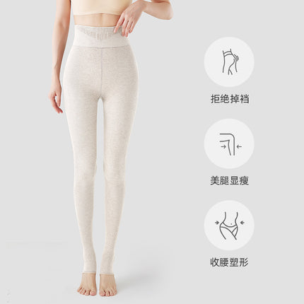 Gray Pantyhose for Women, Spring and Autumn, Gray Series, Fine Stripes, Autumn and Winter Compression Leggings, Butt-Lifting, Can Be Worn Outside, Thickened
