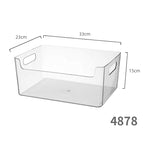 4878. side u transparent basket-large size 1 pet high transparency