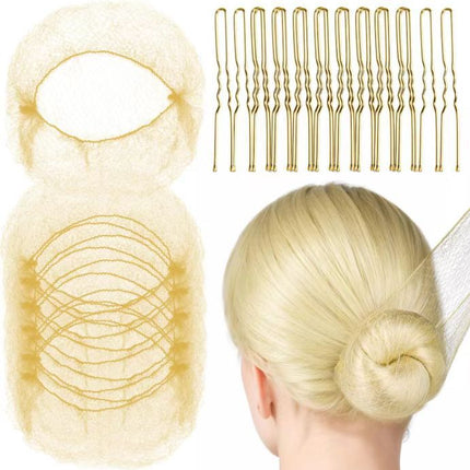 Hair Twister, Dance Net Bag, Ball Head, Stewardess Hair Flower, Invisible Hair Net, Wig, Disposable Hair Bag