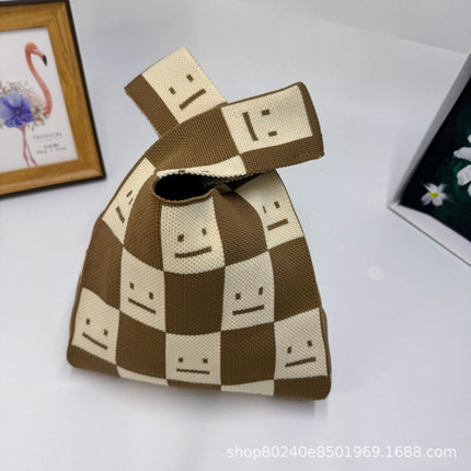 110g Baby Birthday Gift Bag Holiday Knitted Gift Bag Kidsren's First Birthday Party Handbag Gift Knitted Bag