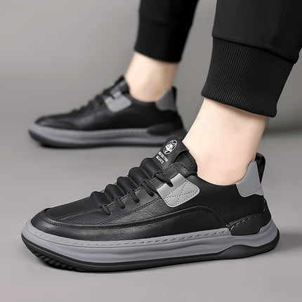 Summer New Men's Outdoor Sneakers Thick-Soled Wear-Resistant Versatile Shoes Sports Shoes Men's Genuine Leather Casual Men's Shoes Wholesale
