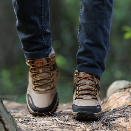 Cross-Border Recommendation for Autumn and Winter Men's Low-Top Outdoor Mountaineering and Hiking Sports Shoes, Men's Non-Slip and Wear-Resistant Work Boots