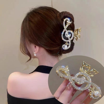 South Korea Ins Internet Popular Autumn and Winter Simple Hairpin Back Head Clip Women's Large Hairpin Hair Shark Clip Headwear