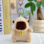 About 11cm high / Light brown gold bell + silver buckle